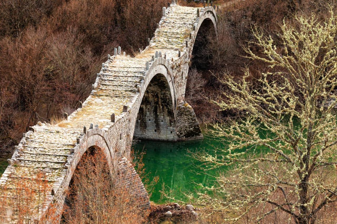 Heaven'S View Mansion - Zagori Stone Built Gem Villa Kipoi Exterior photo