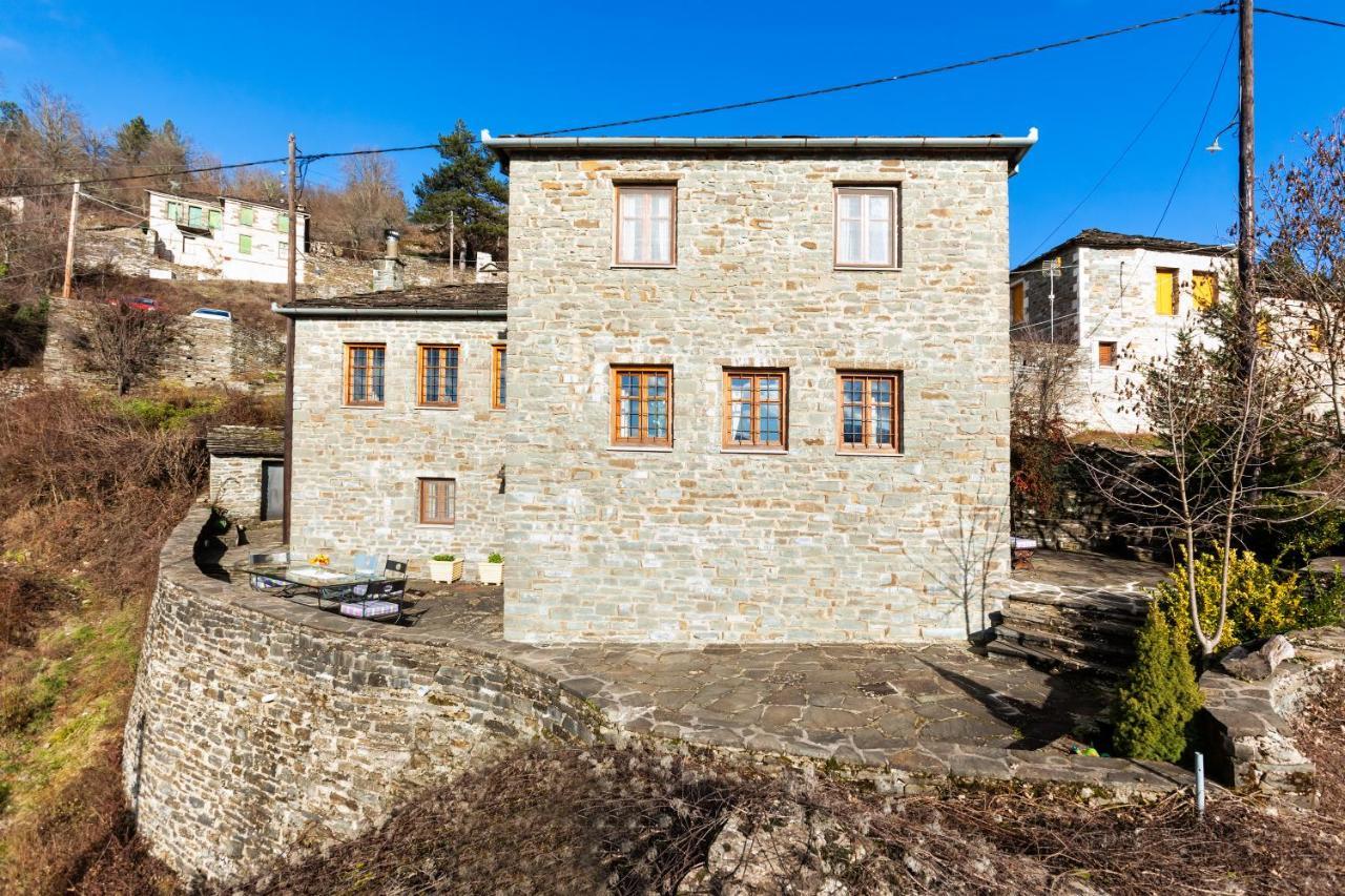Heaven'S View Mansion - Zagori Stone Built Gem Villa Kipoi Exterior photo